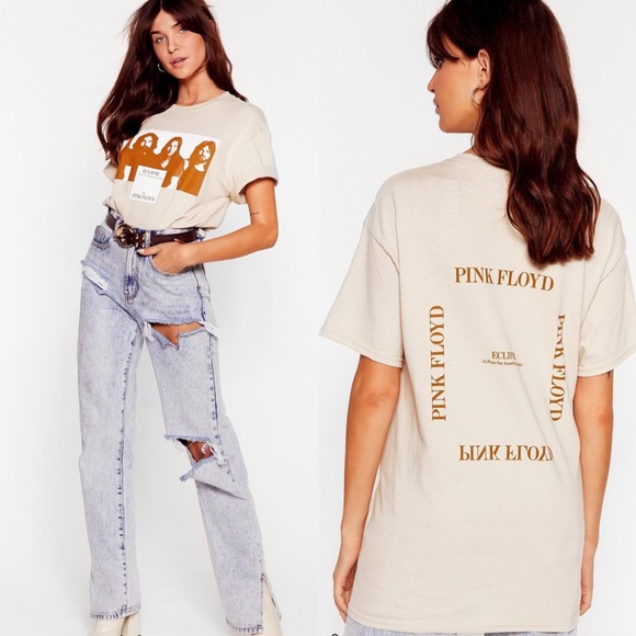 LAST ONE! Pink Floyd Oversized Graphic Band Tee - Picture 5 of 7